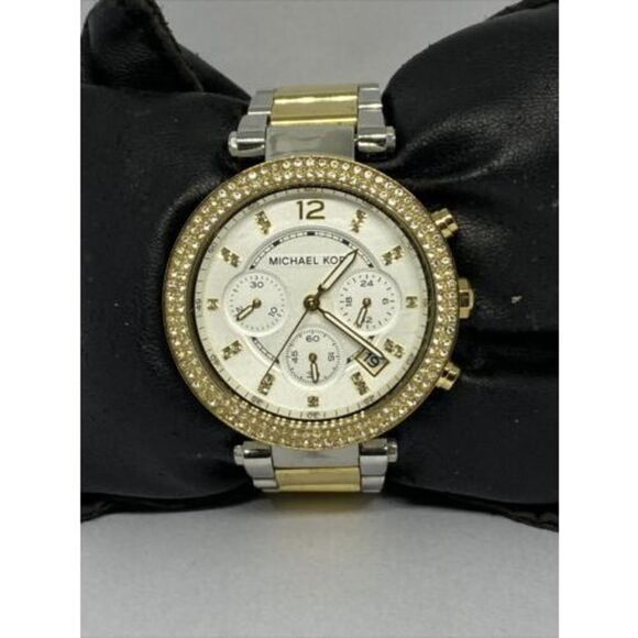 Michael Kors Parker MK-5626 Women Stainless Steel Analog Dial Quartz Watch VK318 - Picture 1 of 12